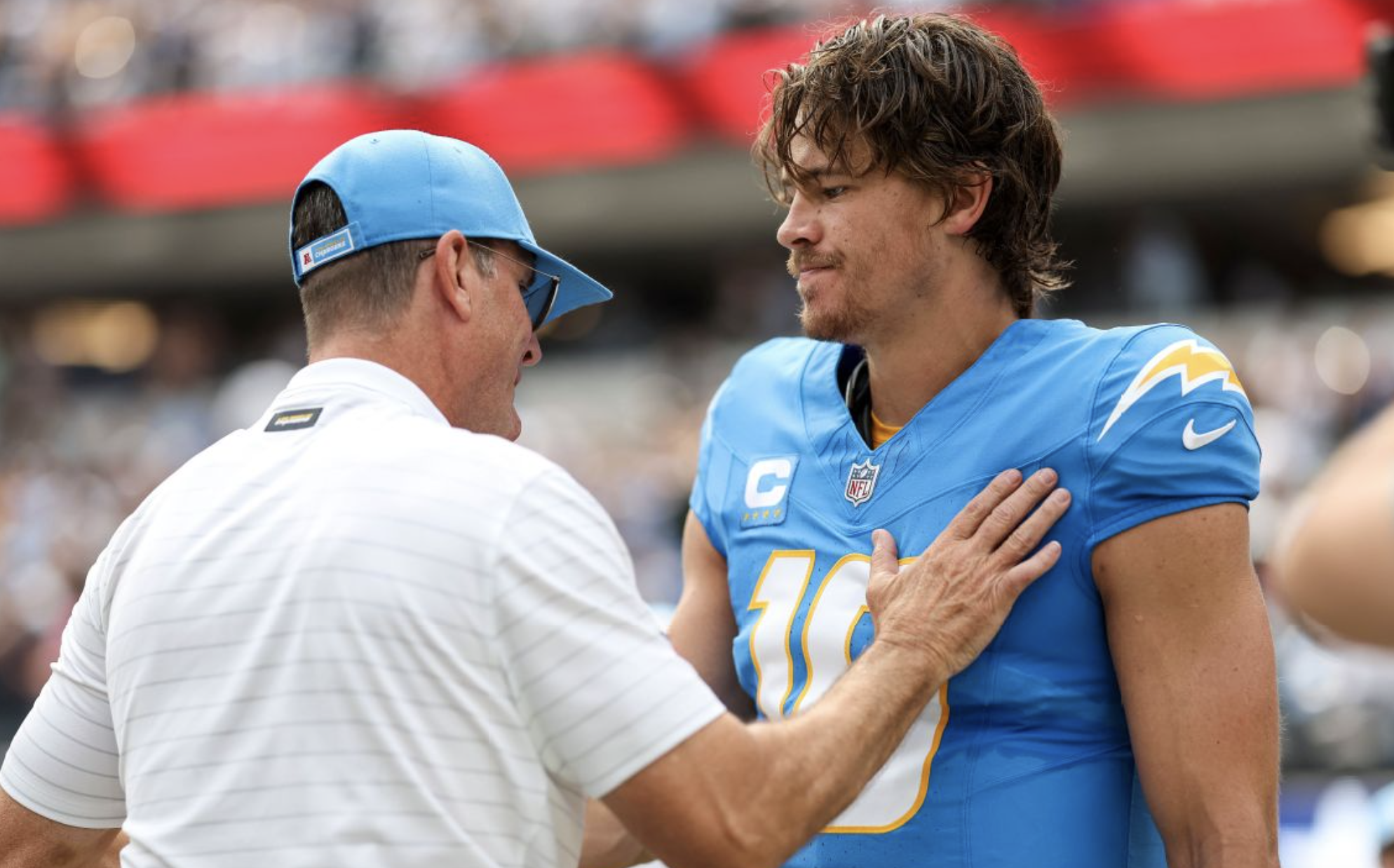 Jim Harbaugh, Justin Herbert